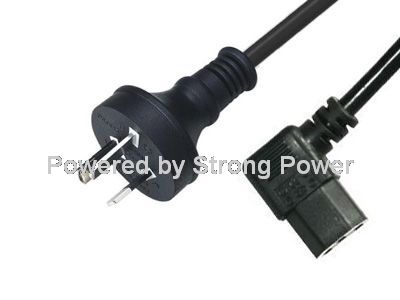 Australia_SAA_approval_power_cord_D06_to_ST3W_C13