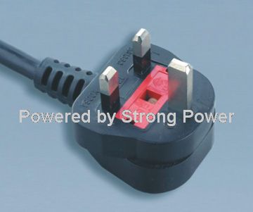 Saudi-SASO-Non-rewirable-Plug-Fuse-Max-13A-Plug-Power-Cord