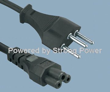 Swiss-CH-type-12-SEV-1011-Plug-to-IEC-60320-C5-Receptacle-Power-Supply-Cord