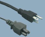 NEMA-5-15P-Plug-To-IEC-60320-C5-Laptop-Power-Cord