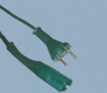 Europe-CEE7-17-Plug to-Vorwerk-Kobold-VK130-131-Vacuum-Cleaner-Power-Cord