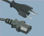 Swiss SEV power cord Y005 to ST3 C13
