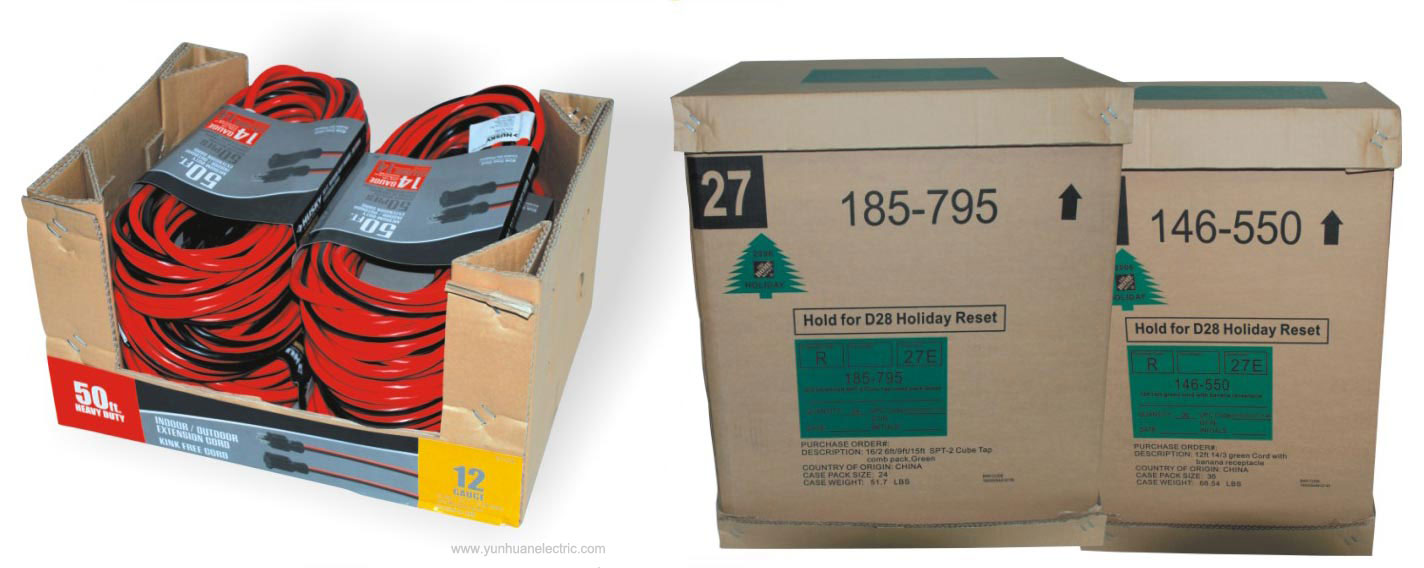 Outdoor Extension Cord Carton Package