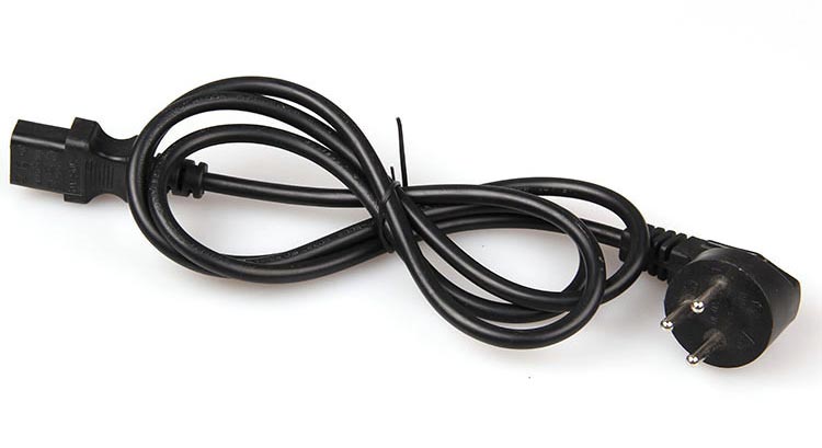 Israel AC Power Cord Standard Plug to IEC 60320 C13 Receptacle