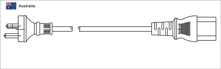 Australia AS/NZ 3112 Plug to IEC C13
