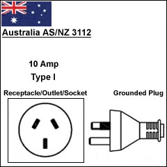Australia As/Nz3112 power cord plug Australia As/Nz3112 power cord plug