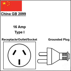 China GB2099 CCC 16Amp power plug China GB2099 CCC 16Amp power plug