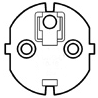 CEE7/7 Europe 16A plug CEE7/7 Europe 16A plug