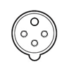 IEC 60309 3P+E industry plug