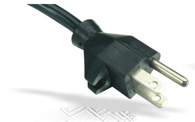 Power Supply Cord America NEMA 5-15P LA004B