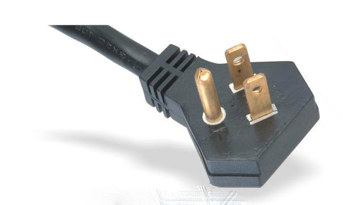 Power Supply Cord America NEMA 5-15P Flat Plug LA003P