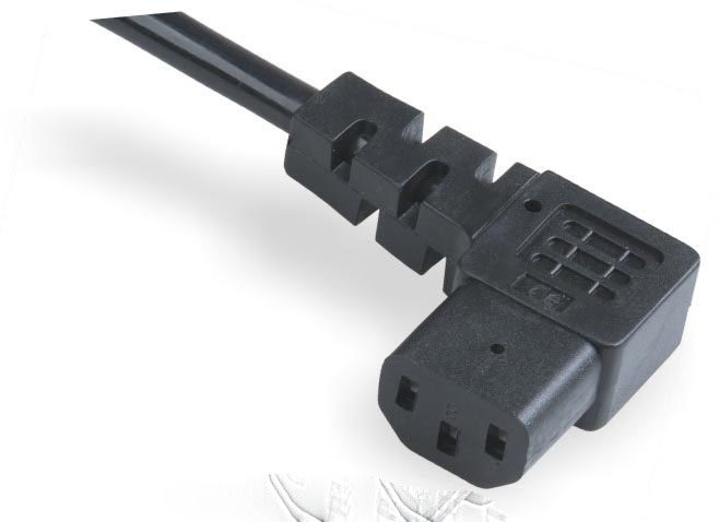 IEC 60320 C13 Power Cord Right Angle