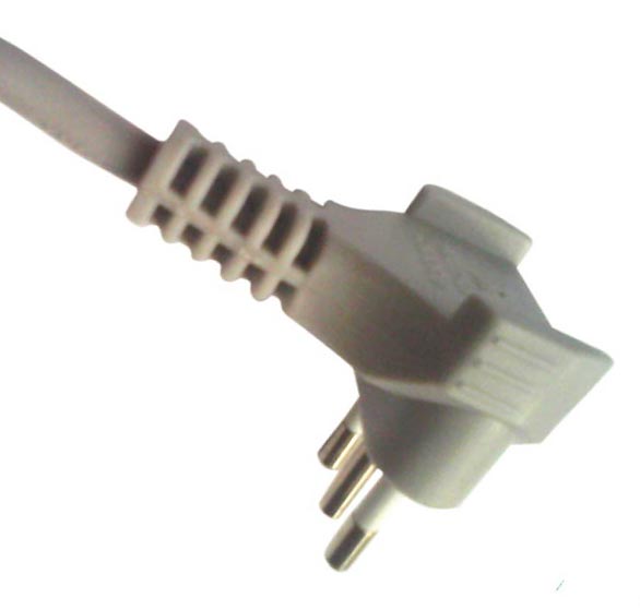 Power Supply Cord Italian Right Angle 10A D08B