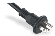 LA034B 3 pin plug with cord waterproof