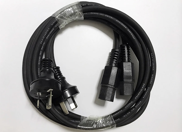 Australia Power Cord to IEC 60320 C15 High Temperature Cable