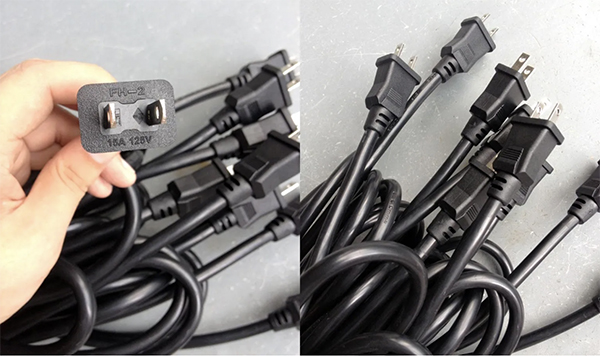 Japan Power Cord 2 Wire Plug