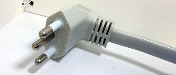 Brazil Power Cord Right Angle Plug