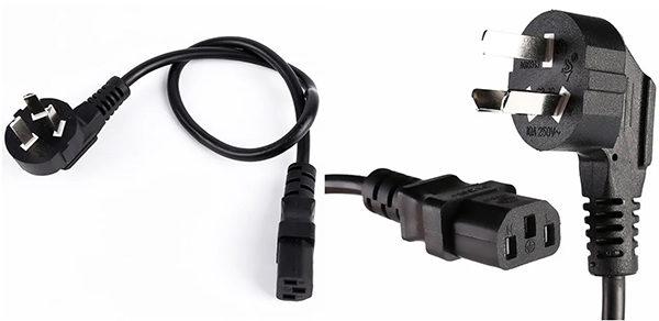 China Power Cord to IEC 60320 C13