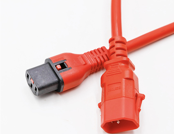 IEC 60320 C13 Locking AC Power Cord