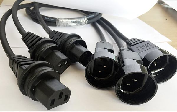 IEC 60320 C14 Waterproof AC Power Cord