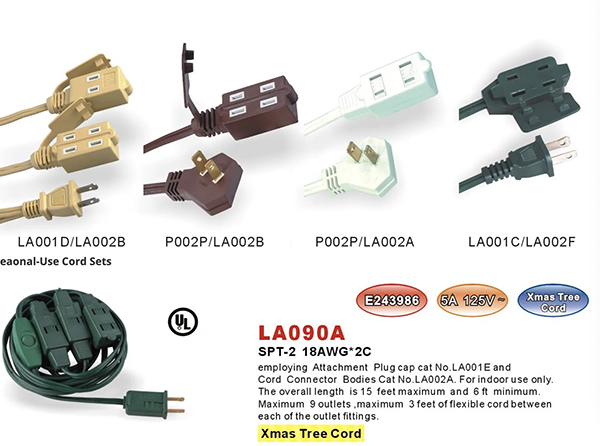 NEMA 1-15 Extension Cord