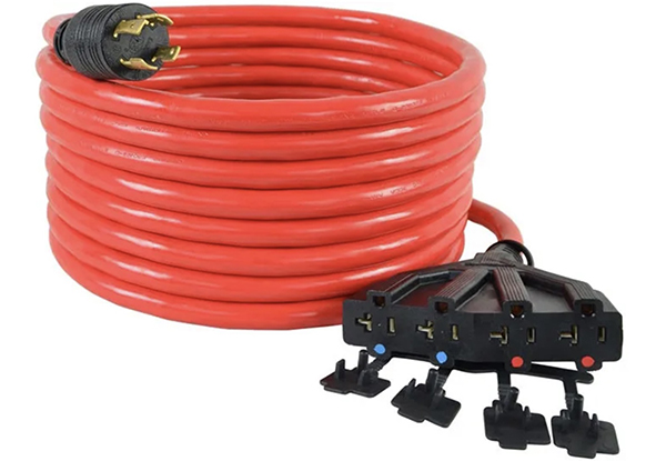 4 Prong Locking Generator Distribution Cord