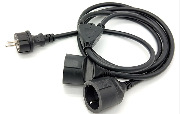 Germany Y Splitter Extension Cords 2-Outlet IP44