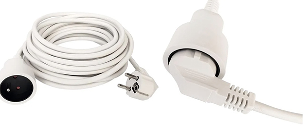 European CEE 7-7 Schuko Male French Female Extension Cord