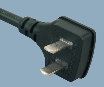 2-Prong-Right-Angle-China-Power-Cord