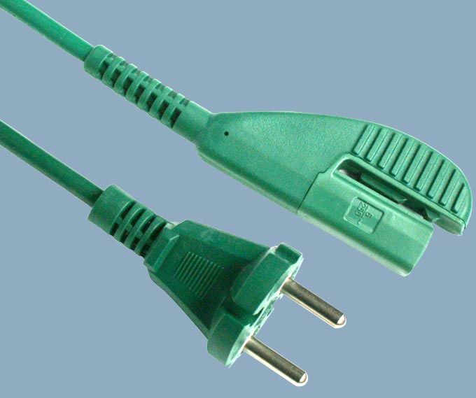 Europe-CEE7-17-Plug-to-Vorwerk-Kobold-VK135-136-Vacuum-Cleaner-Power-Cord