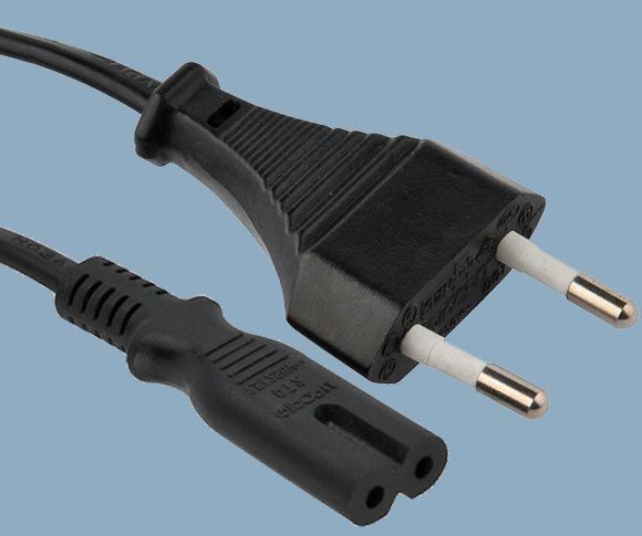Israel-SI32-2-5A-2-Poles-Plug-to-IEC-60320-C7-AC-Power-Cord