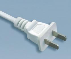 2-Prong-Plug-China-Power-Cord