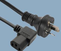 Australia-AS-NZS-3112-Plug-IEC-60320-C13-Right-Angle-Computer-Power-Cord-PC-Power-Cord--AC-Power-Cable-SAA-Certified