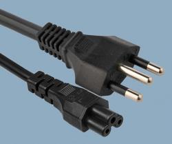 Brazil-14136-Plug-to-IEC-60320-C5-Power-Cord